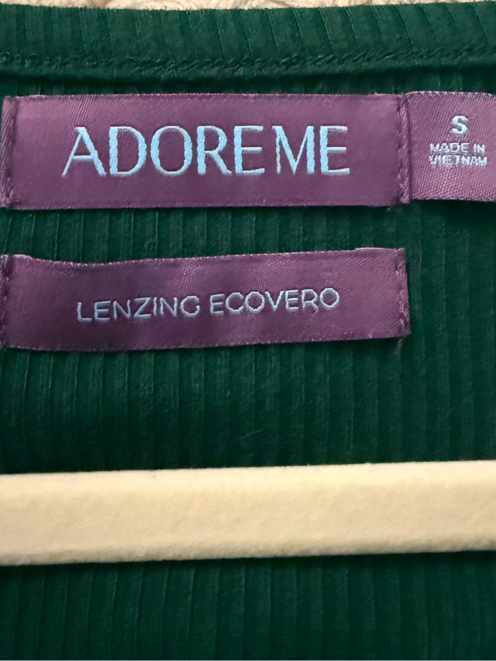 Adore Me Emerald Forest Green Ribbed Midi Dress Whimsigoth 90s Long Sleeve Small - Picture 2 of 5